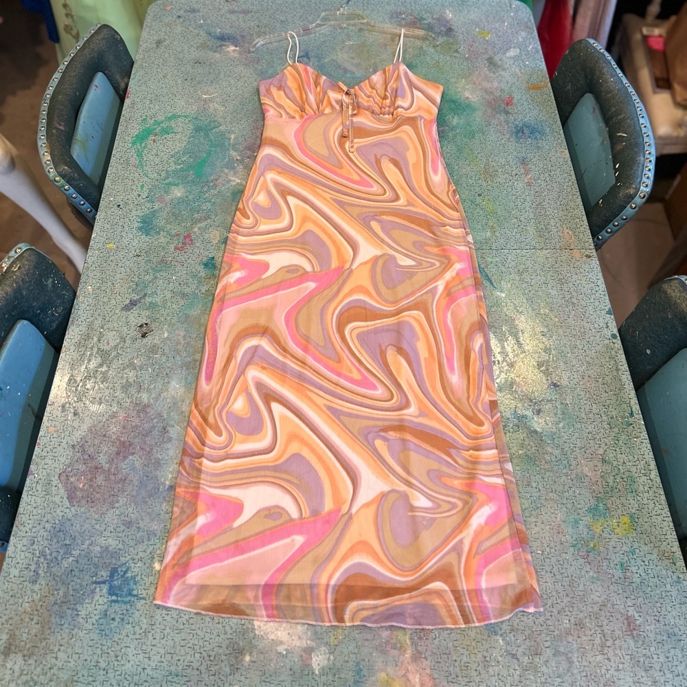 Psychedelic Slip Dress